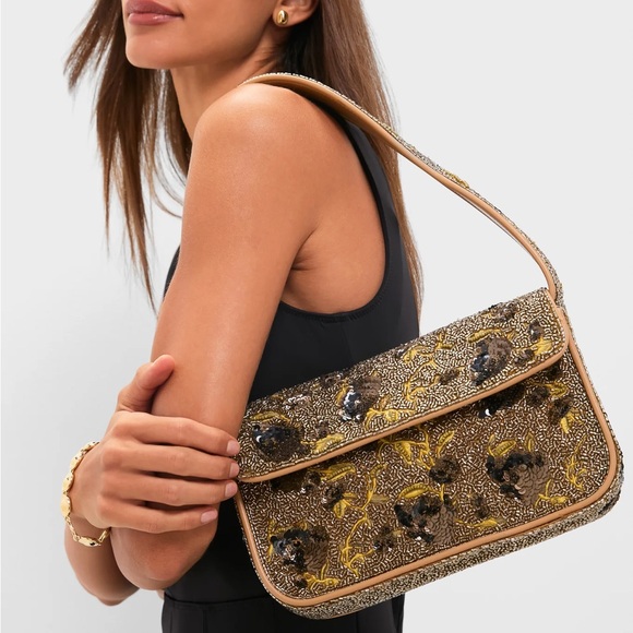 STAUD Handbags - STAUD BEADED TOMMY BAG